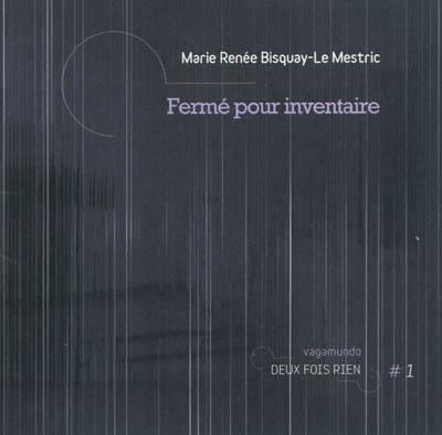 Fermé pour inventaire