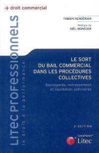 Le sort du bail commercial dans les procédures collectives : sauvegarde, redressement et liquidation judiciaires