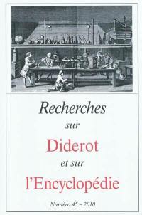 Recherches sur Diderot et sur l'Encyclopédie, n° 45