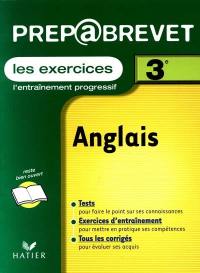 Anglais, exercices, 3e