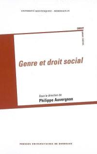 Genre et droit social