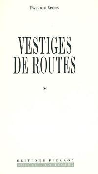 Vestiges de routes