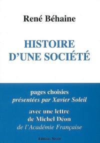 Histoire d'une société