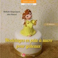 Modelages en pâte à sucre pour gâteaux