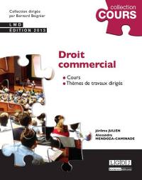 Droit commercial : cours, thèmes de travaux dirigés