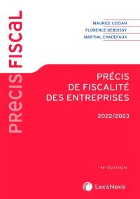 Précis de fiscalité des entreprises : 2022-2023