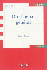 Droit pénal général