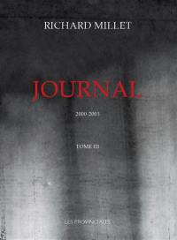 Journal. Vol. 3. 2000-2003