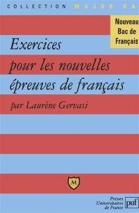 Exercices pour les nouvelles épreuves de français