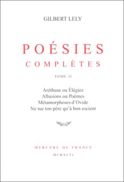 Poésies complètes. Vol. 2