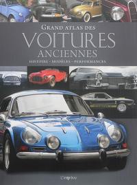 Grand atlas des voitures anciennes : histoire, modèles, performances