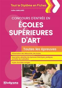 Concours d'entrée en écoles supérieures d'art : toutes les épreuves