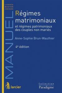 Régimes matrimoniaux et régimes patrimoniaux des couples non mariés