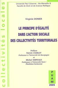 Le principe d'égalité dans l'action sociale des collectivités territoriales