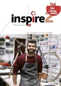 Inspire 2 : méthode de français, A2 : pack livre + version numérique