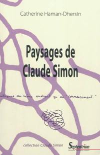 Paysages de Claude Simon