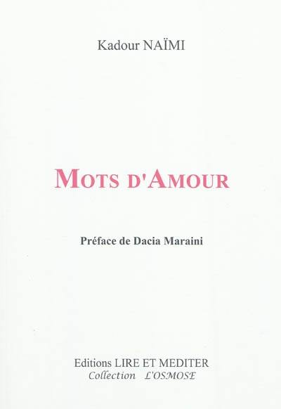 Mots d'amour