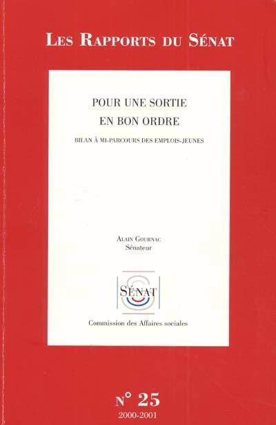 Bilan à mi-parcours des emplois-jeunes : pour une sortie en bon ordre