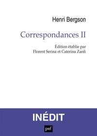 Correspondances. Vol. 2