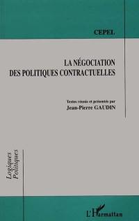 La négociation des politiques contractuelles