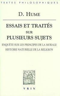 Essais et traités sur plusieurs sujets. Vol. 4