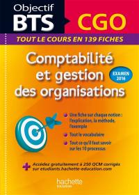 Comptabilité et gestion des organisations, BTS CGO : tout le cours en 139 fiches