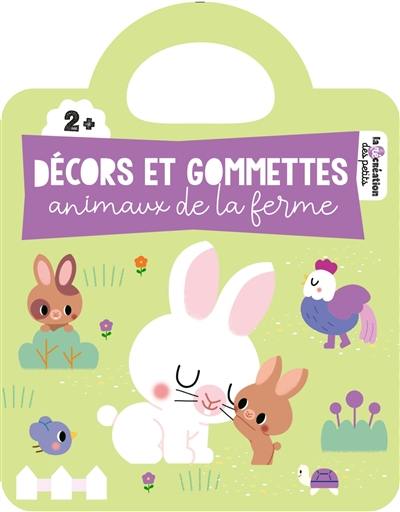 Décors et gommettes : animaux de la ferme