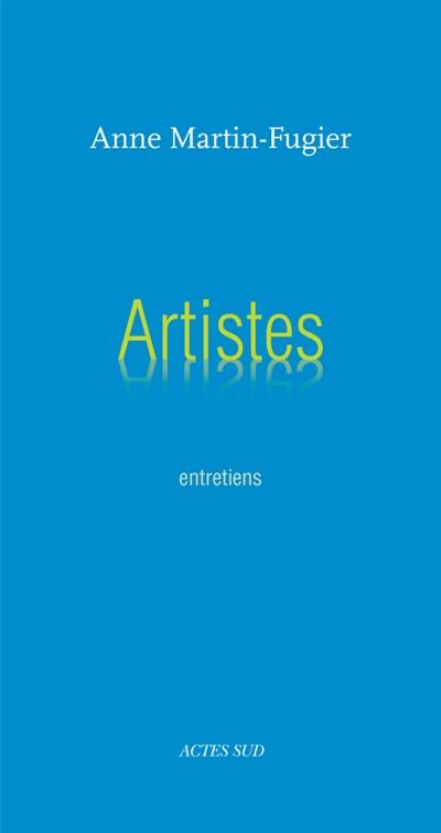 Artistes : entretiens