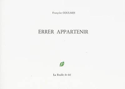 Errer appartenir