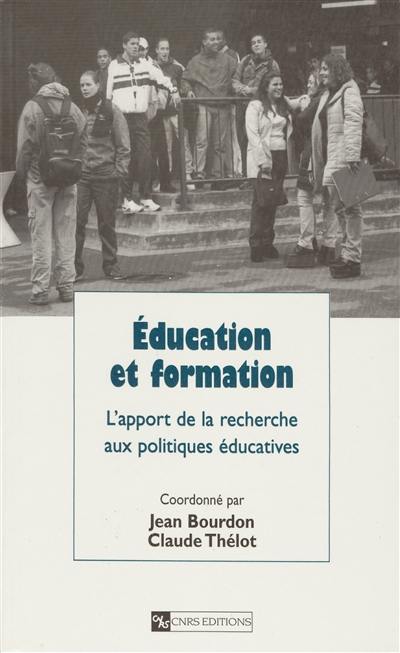 Education et formation : l'apport de la recherche aux politiques éducatives