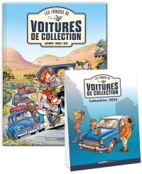 Les fondus de voiture de collection : pack tome 1 + calendrier 2025