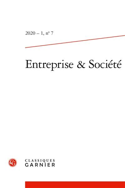 Entreprise & société, n° 7. Entreprises familiales