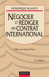 Négocier et rédiger un contrat international