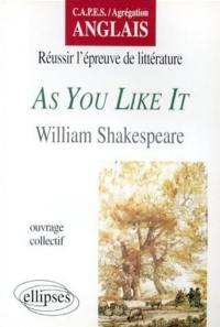 As you like it, William Shakespeare