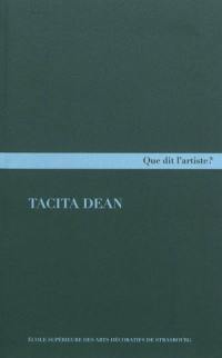 Tacita Dean : écrits choisis 1992-2011