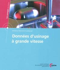 Données d'usinage à grande vitesse