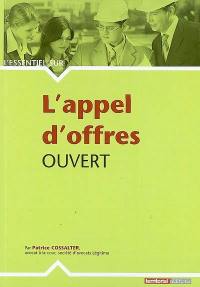 L'appel d'offres ouvert