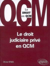 Le droit judiciaire privé en QCM