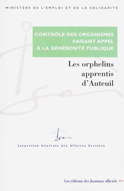 Contrôle du compte d'emploi pour 1998 des ressources collectées auprès du public par la fondation, les orphelins apprentis d'Auteuil