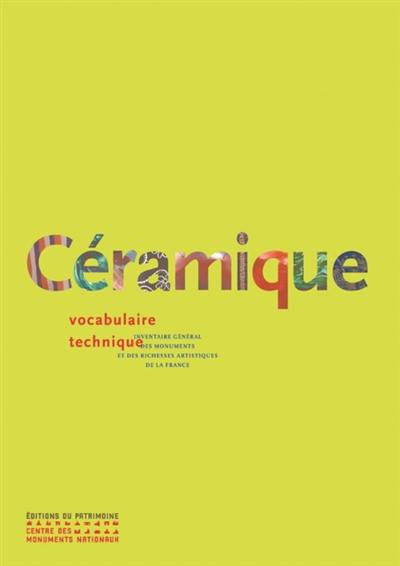 Céramique : vocabulaire technique