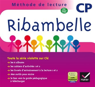 Ribambelle, méthode de lecture CP : toute la série violette sur clé : PC-Mac