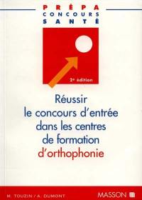 Réussir le concours d'entrée dans les centres de formation d'orthophonie