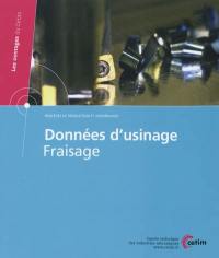 Données d'usinage : fraisage