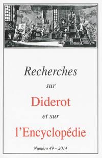 Recherches sur Diderot et sur l'Encyclopédie, n° 49