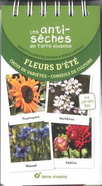 Fleurs d'été : choix de variétés, conseils de culture : au jardin bio