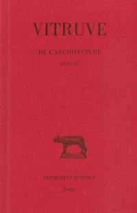 De l'architecture. Vol. VII. Livre VII