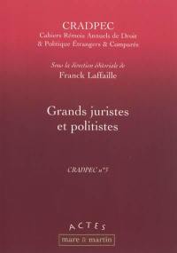 Grands juristes et politistes