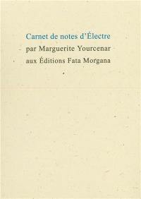 Carnets de notes d'Electre