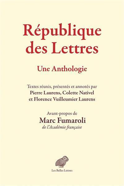 République des lettres : une anthologie