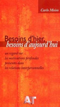 Besoins d'hier, besoins d'aujourd'hui : un regard sur les motivations profondes présentes dans les relations interpersonnelles